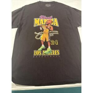 Kobe Bryant Black T-Shirt Black Mamba Lakers 24 Bobby Fresh Basketball